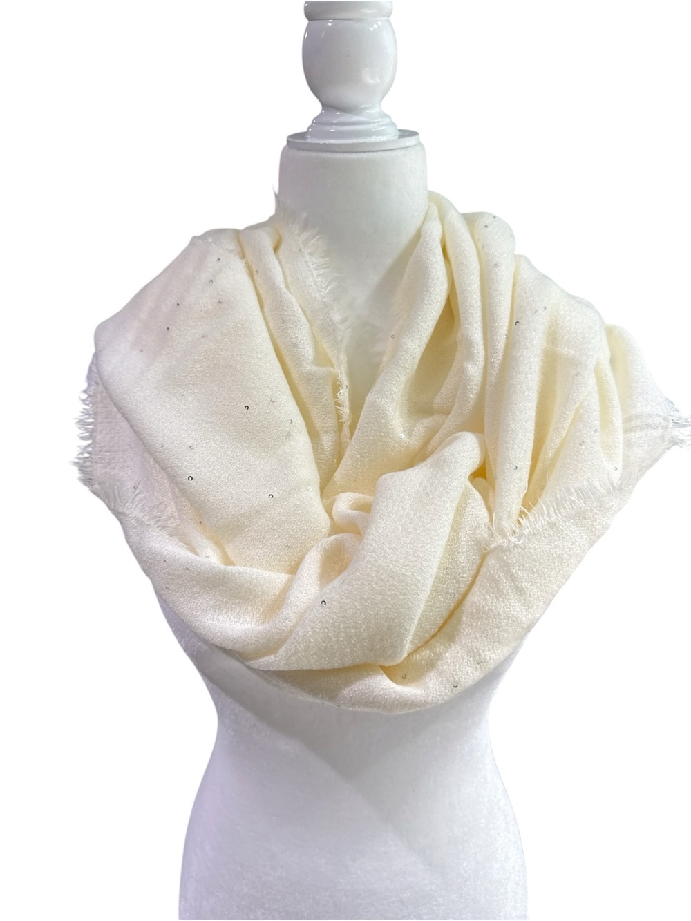 Anna & Ava Cream Sparkle Wrap